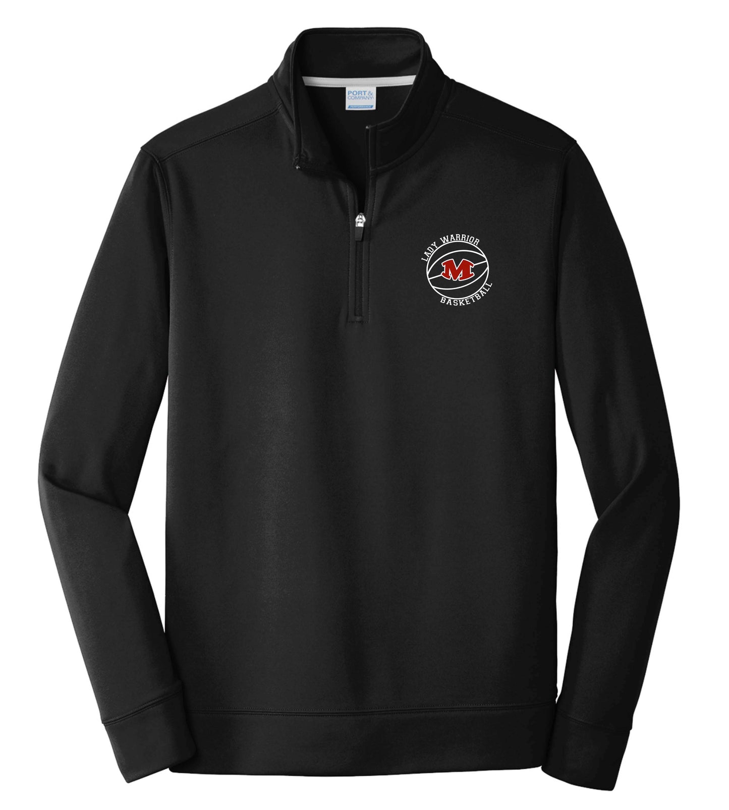 Martin Warriors Lady Basketball 1/4 Zip-Up