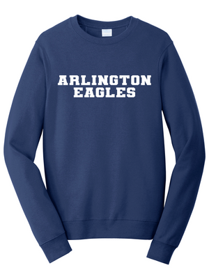 Arlington Eagles Navy Crewneck