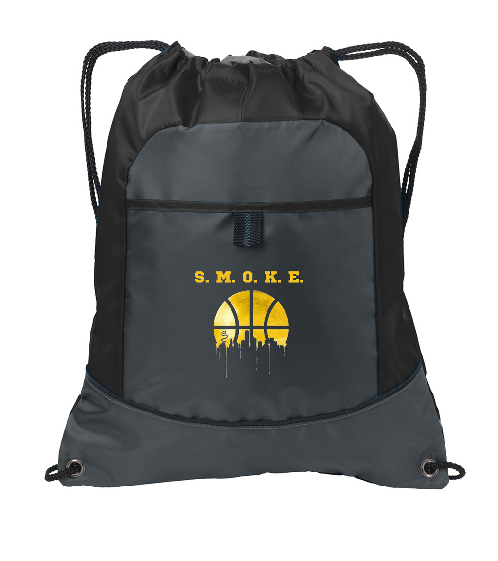 Smoke Basketball Cinch Bag