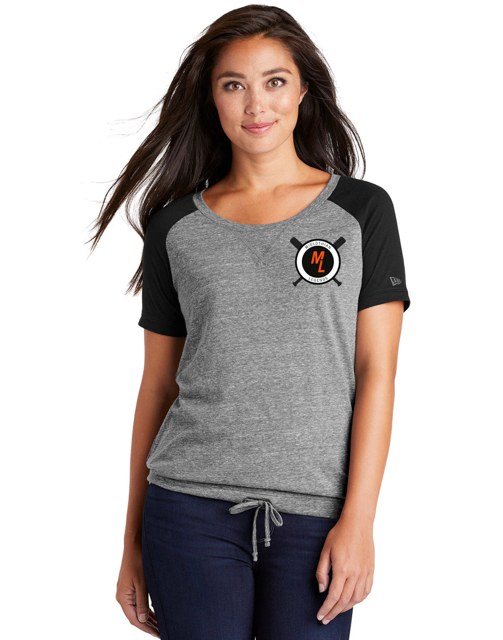 New Era ® Ladies Tri-Blend Performance Cinch Tee